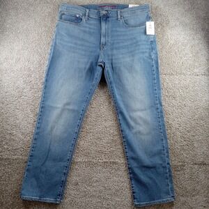 Lucky Brand Jeans Mens 38x30 Blue 121 Slim Straight Advanced‎ Stretch Denim